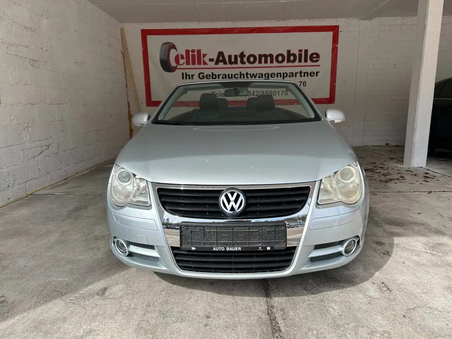 Volkswagen Eos 2.0 FSI Cabrio TüV NEU Plateado - 2