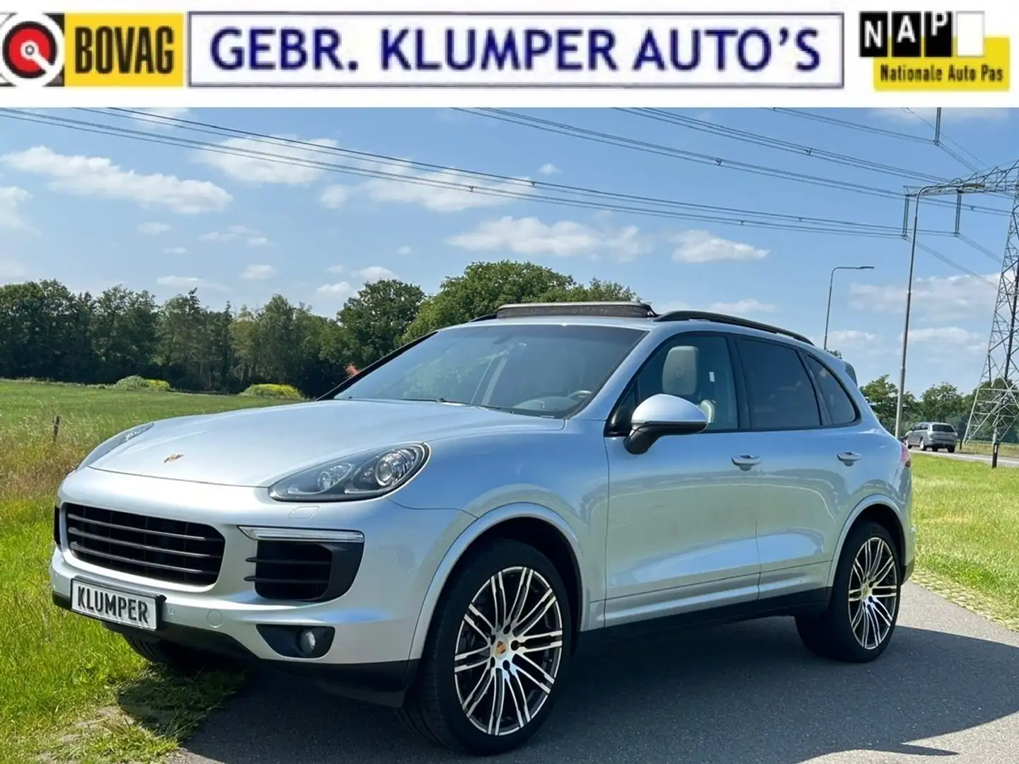 Porsche Cayenne 3.0 D Platinum Ed, Pano, Leer, Cruise, Luchtvering Grijs - 1