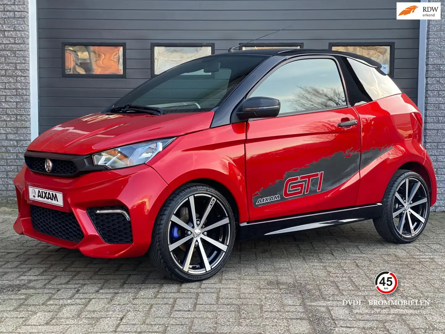 Aixam GTI Coupé Emotion Brommobiel 45km 2021 1e eig 14dkm Rood - 1