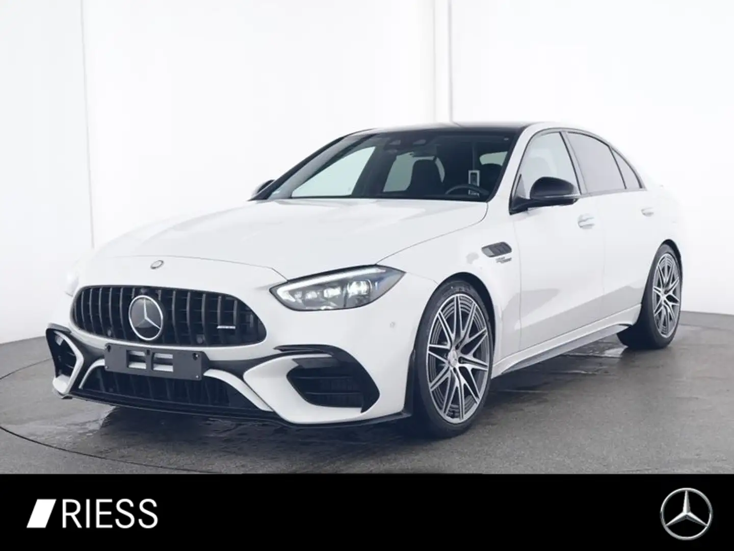 Mercedes-Benz C 63 AMG S E PERF Sitze AHK Pano HUD Burmes Distr Weiß - 1