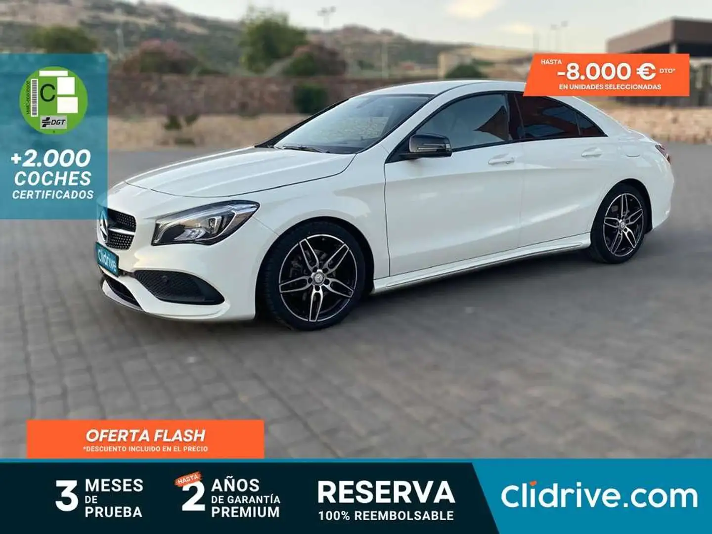 Mercedes-Benz CLA 200 200d Blanc - 1