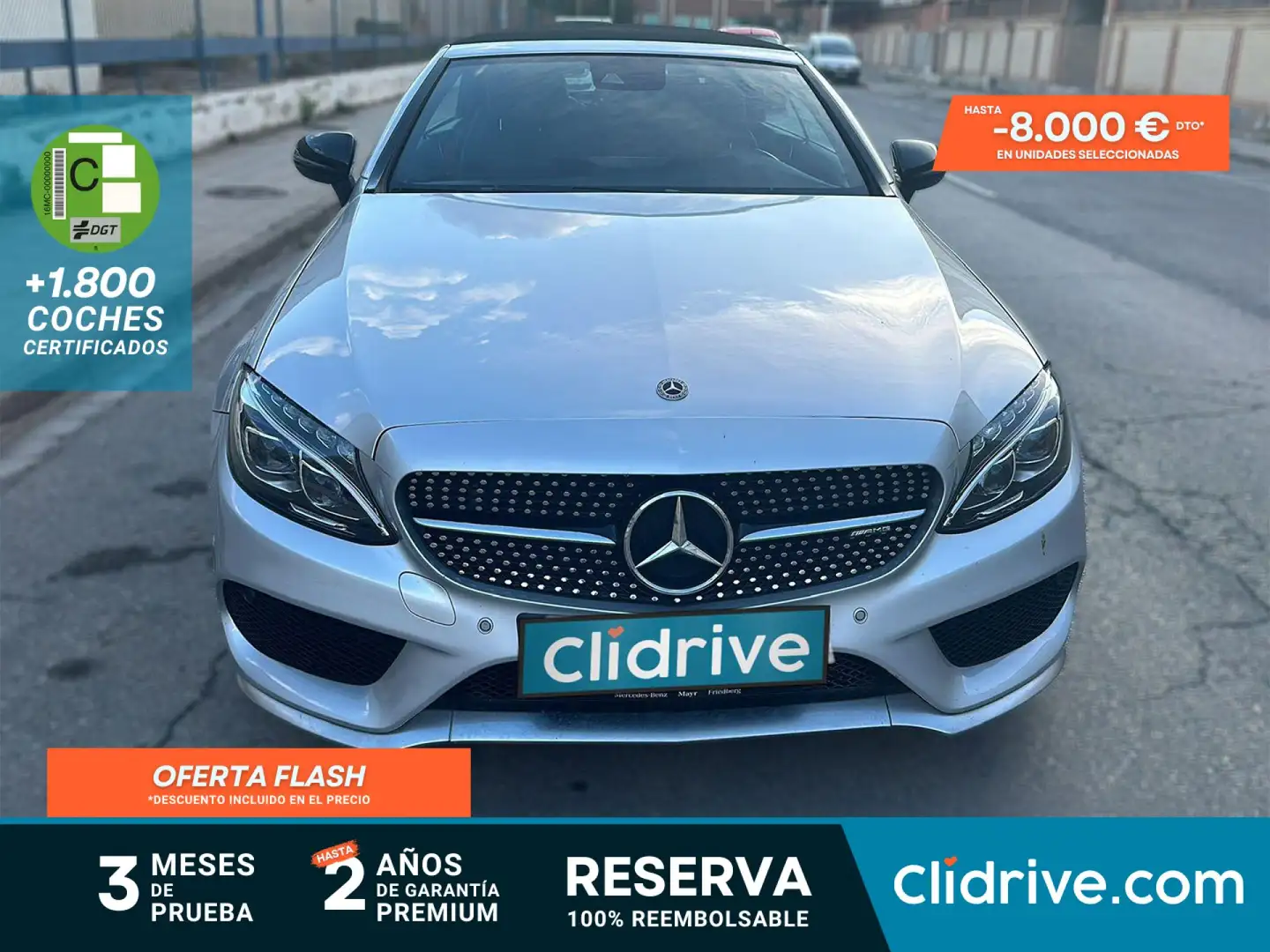 Mercedes-Benz C 43 AMG Cabrio Mercedes-AMG 4MATIC Gri - 1