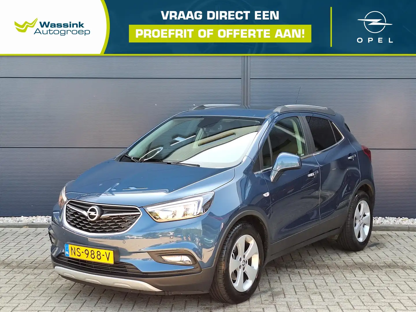 Opel Mokka X 1.4 Turbo 140pk Innovation | Automaat | Lage Km | Blauw - 1