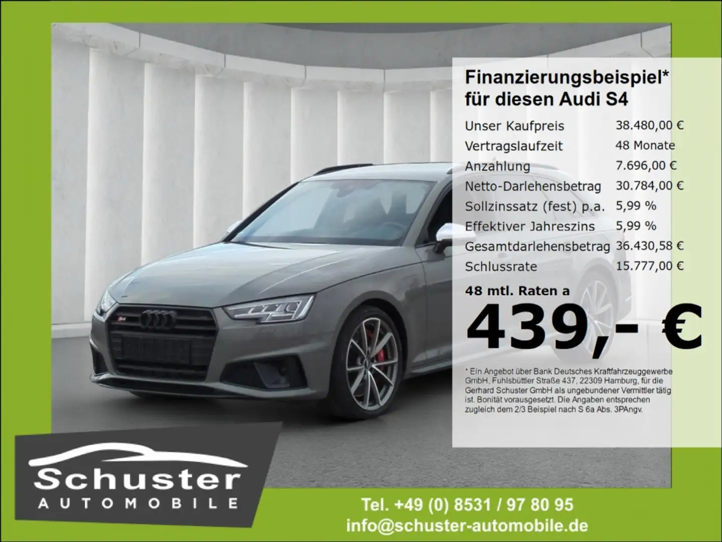 Audi S4 Avant quattro TDI*S-Sitze+Massage pACC B&O Šedá - 1