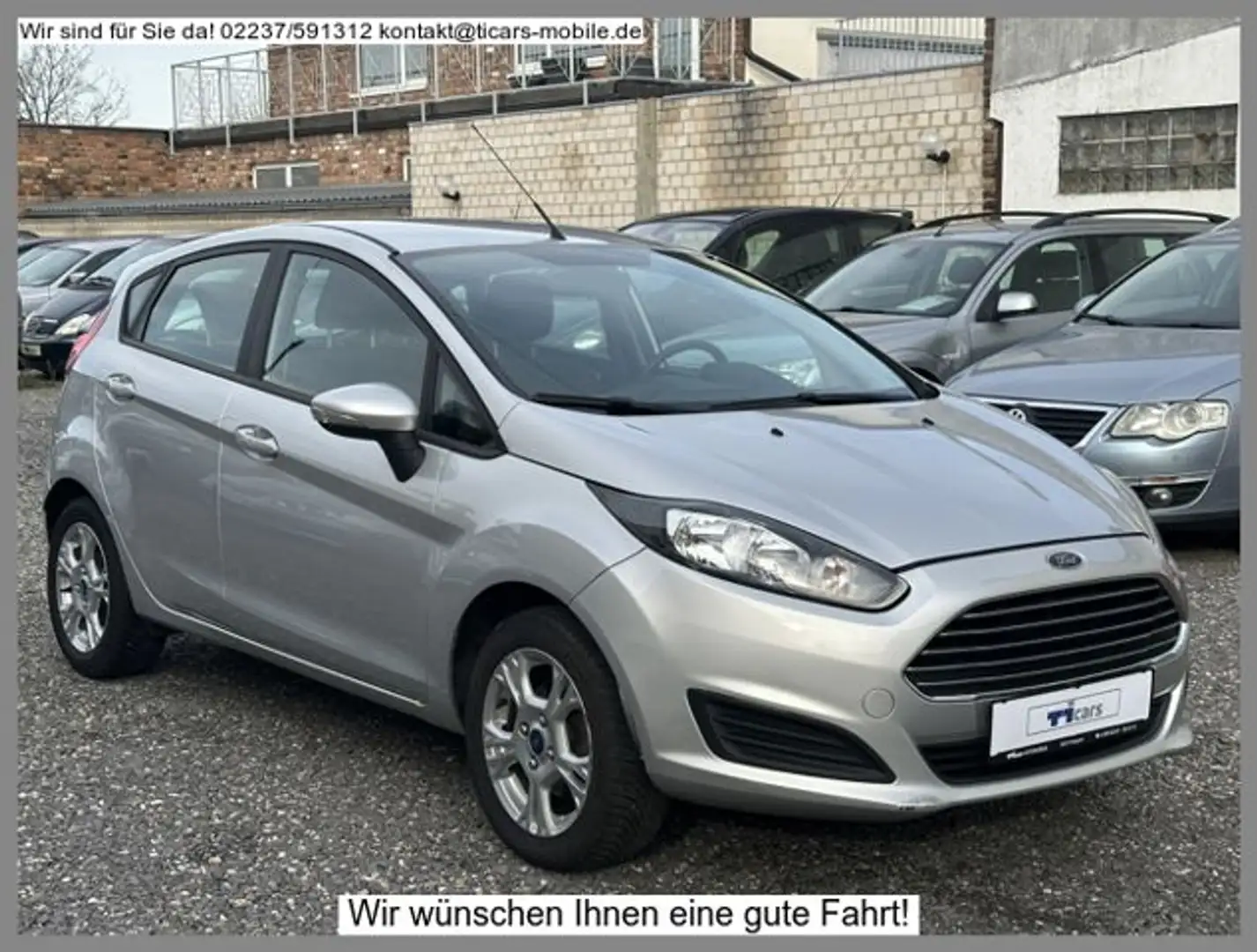 Ford Fiesta 1.0 Ambiente *2.Hand,SHZ,Klima,USB,Allwetter* Silber - 2