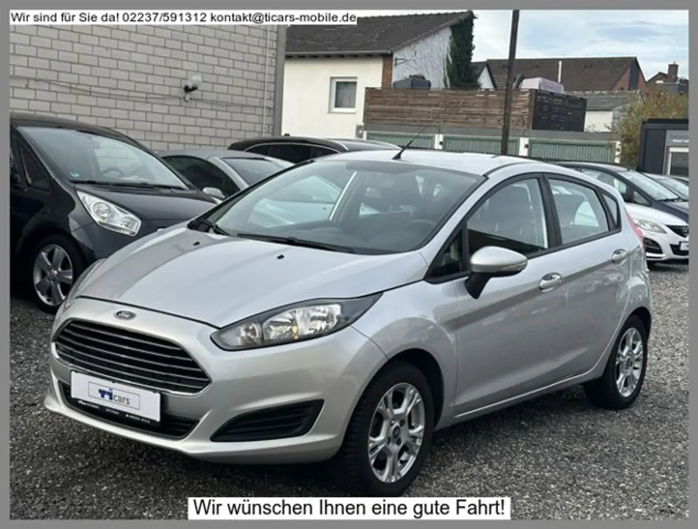 Ford Fiesta 1.0 Ambiente *2.Hand,SHZ,Klima,USB,Allwetter* Silber - 1