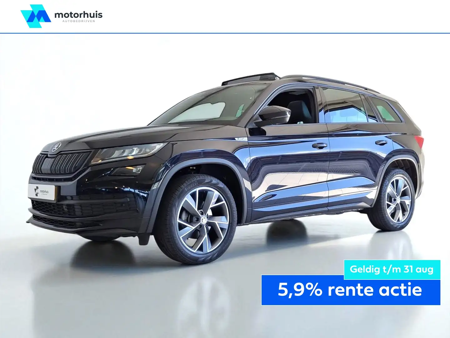 Skoda Kodiaq 1.5 TSI Greentech ACT 150pk Sportline Business AUT Zwart - 1