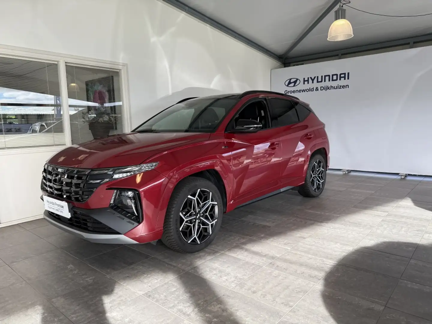 Hyundai TUCSON 1.6 T-GDI N Line PHEV plug-in hybride Rood - 2