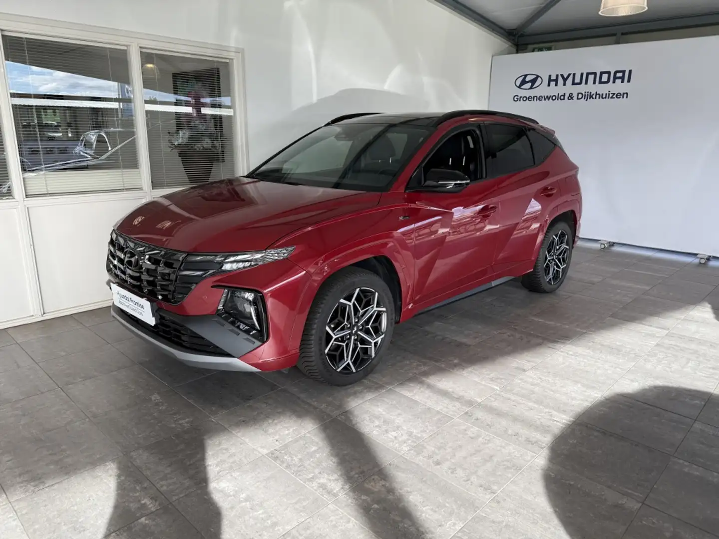 Hyundai TUCSON 1.6 T-GDI N Line PHEV plug-in hybride Rood - 1