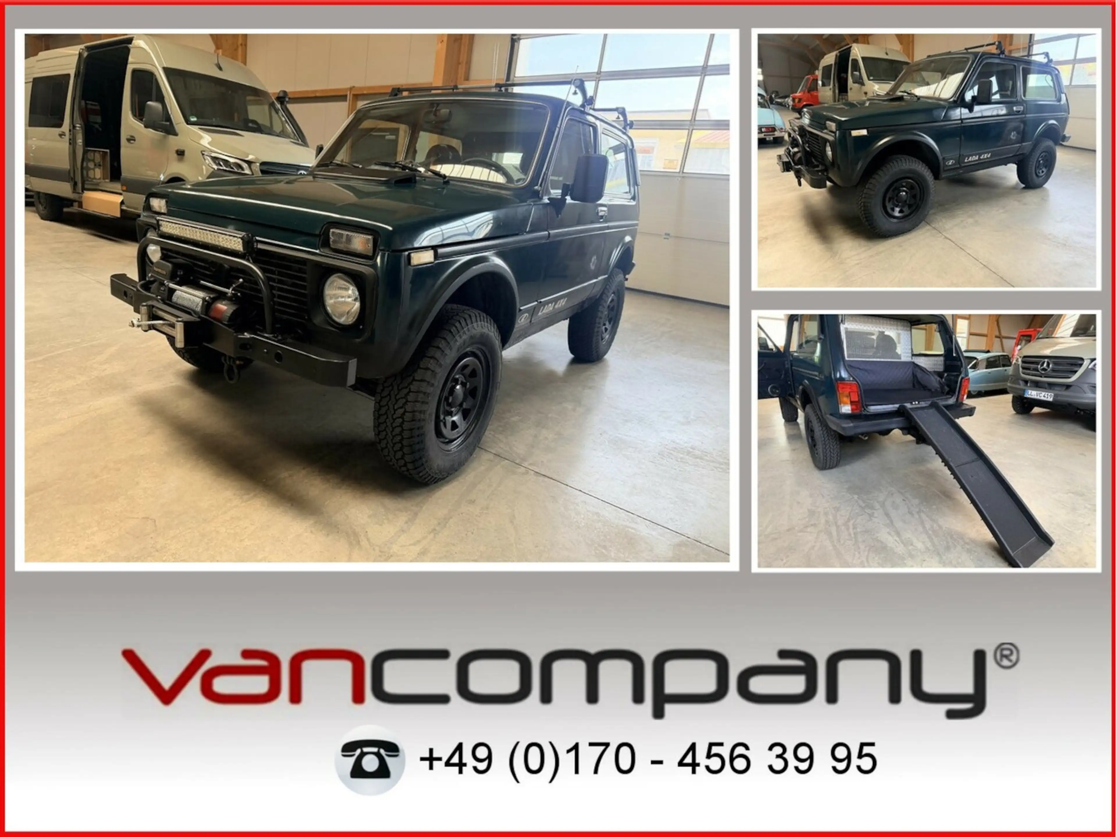 Lada Niva 1.7i 4x4 Winde AHK LED Hundeleiter