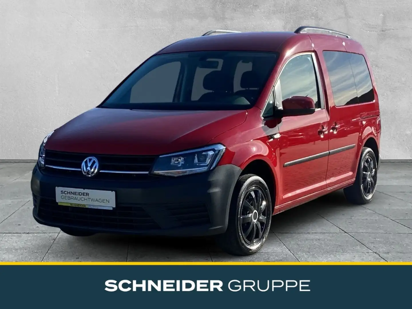 Volkswagen Caddy Trendline 1.4 TSI Pkw PDC+SHZ+BLUETOOTH+CD Rot - 1