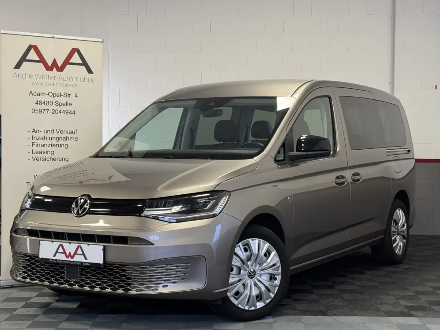 Volkswagen Caddy 2.0 TDI 7-Sitzer LED ACC Navi +Winter Gris - 1