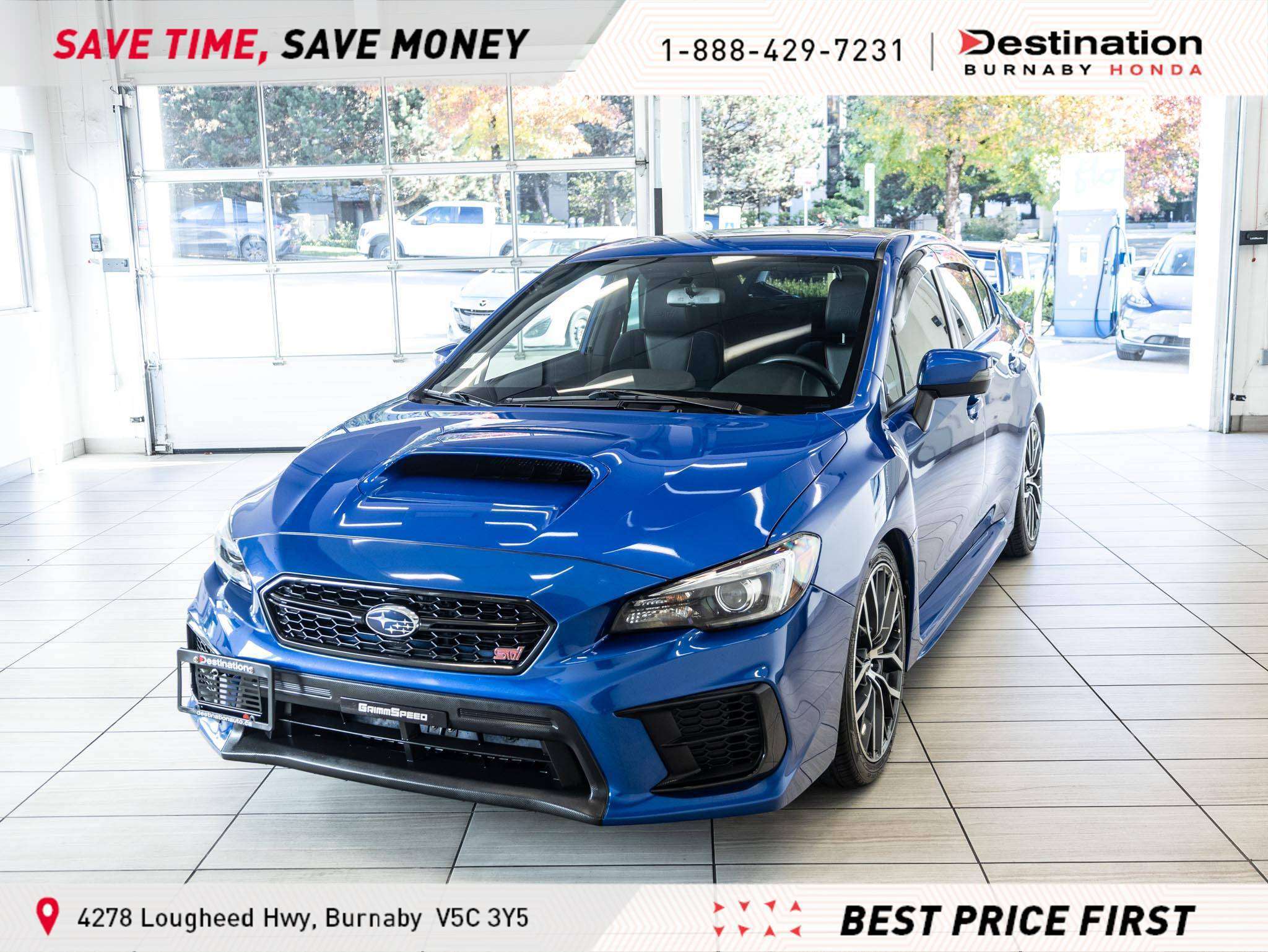 WORLD RALLY BLUE PEARL 2020 Subaru WRX STI Sedan  Manual