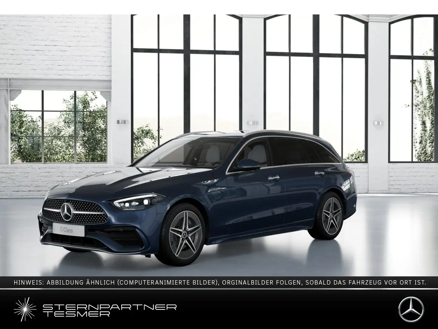 Mercedes-Benz C 180 T #AMG LINE #DIGITAL LIGHT #AHK #KEYLESS Kék - 1