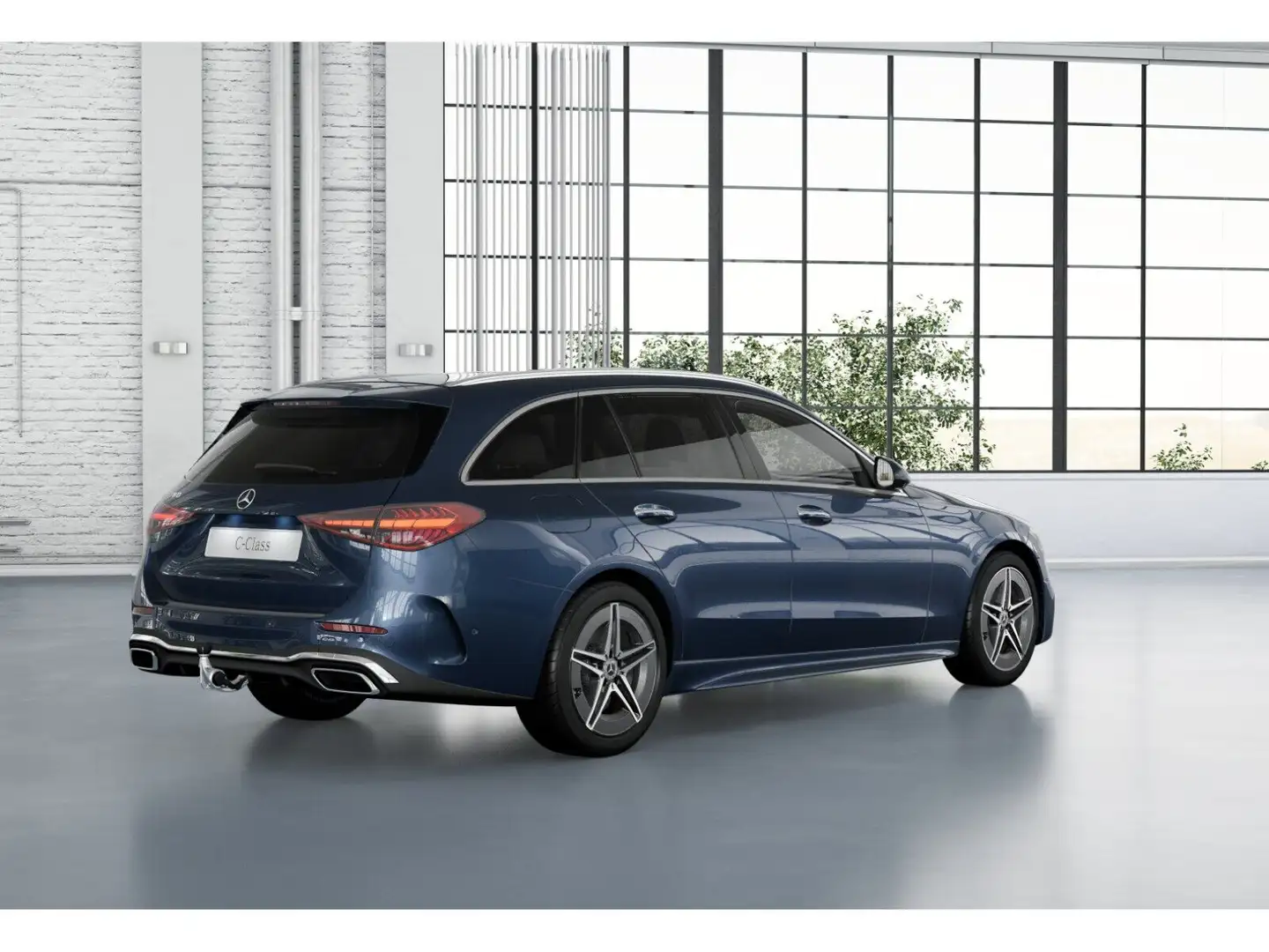 Mercedes-Benz C 180 T #AMG LINE #DIGITAL LIGHT #AHK #KEYLESS Bleu - 2