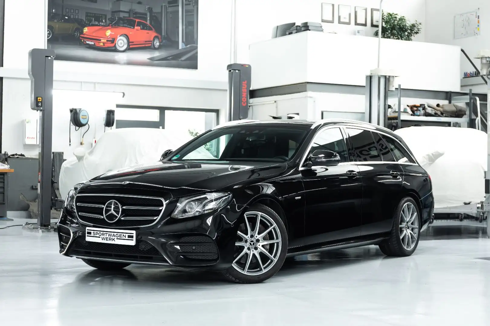Mercedes-Benz E 300 E300 I AMG I LED I ACC I DAB I Kamera I 1. Hand Schwarz - 1