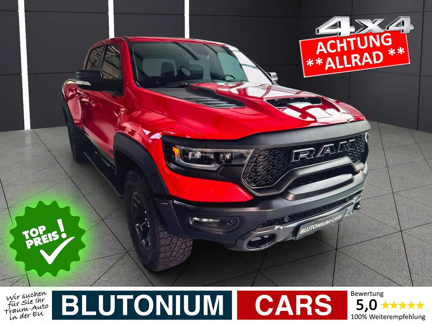 RAM 1500 V8 Rebel Umbau auf TRX 2022 * UNFALLFREI ** UNIKAT Rot - 1