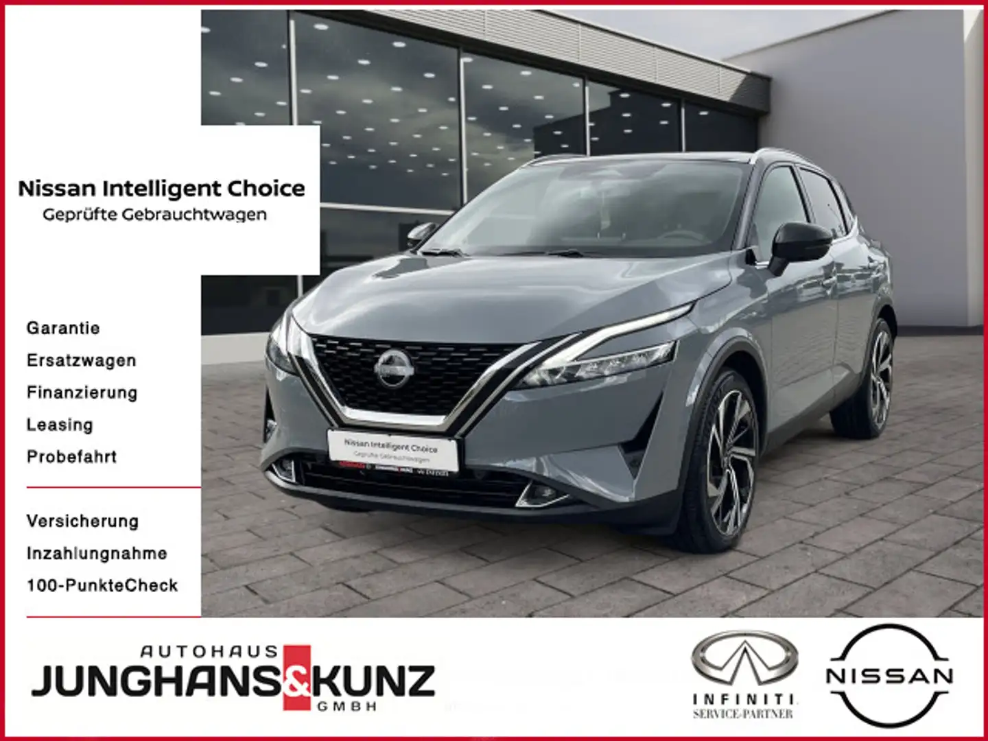 Nissan Qashqai 1.3 DIG-T Tekna+ 4x4 AT NAVI KLIMA Schwarz - 1