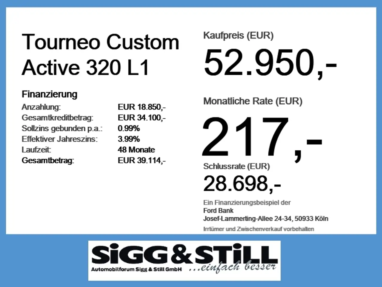 Ford Tourneo Custom Active 320 L1 ACC*B&O*LED-MATRIX 4