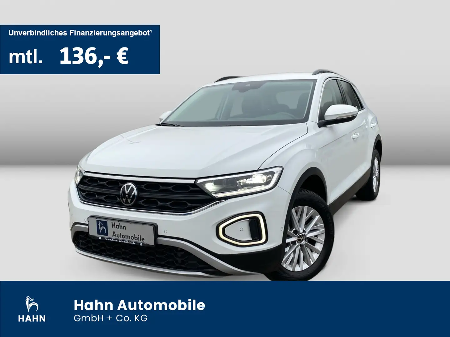 Volkswagen T-Roc 2.0 TDI Life ACC AHK LED Bluetooth Klima Weiß - 1