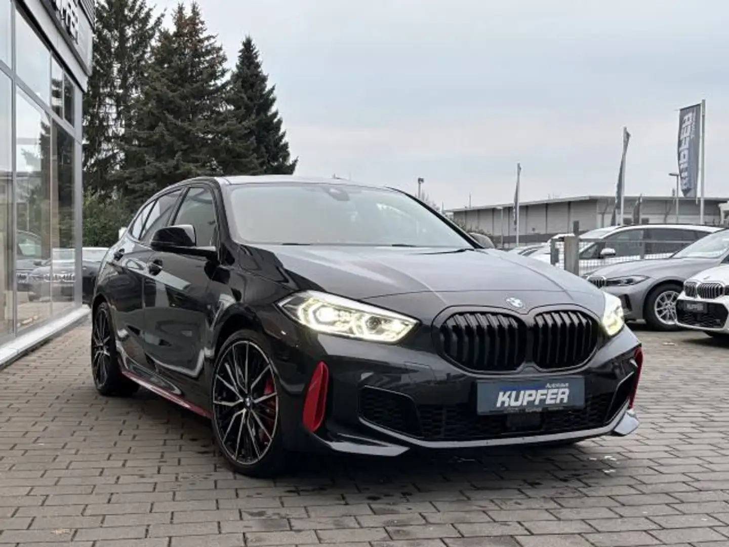 BMW 128 ti M Sport Panorama el.Sp.SitzHeadup°M19 Zwart - 2