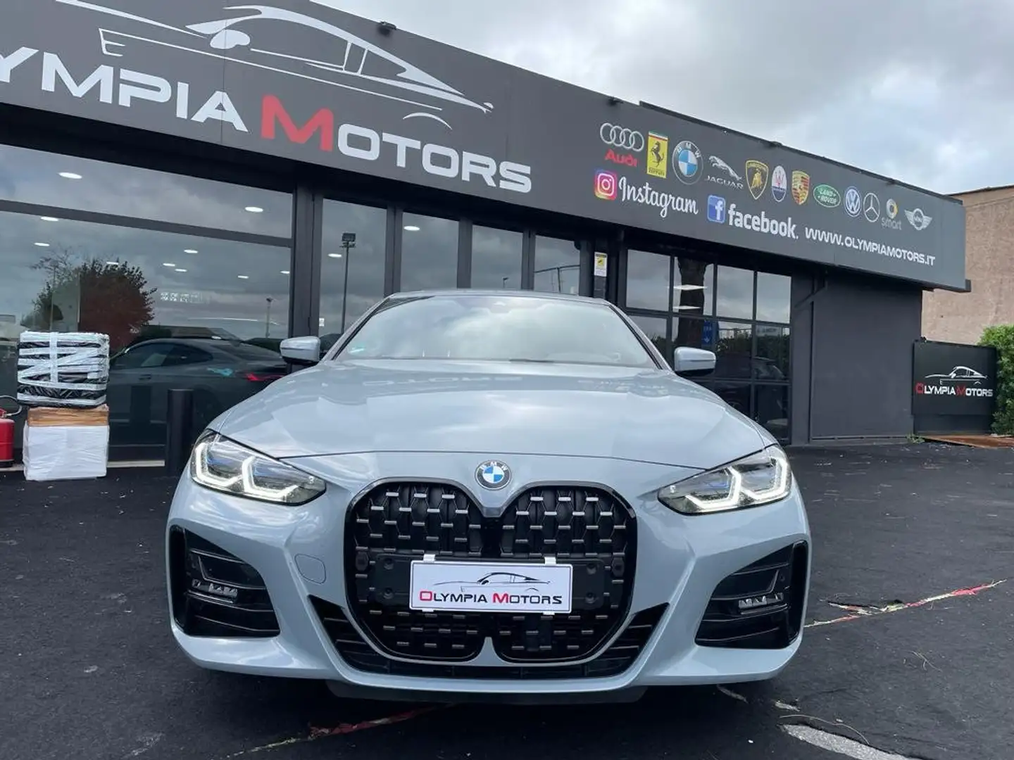 BMW 420 D COUPE' M SPORT LIVE COCKPIT LASER KAMERA TETTO Grey - 2