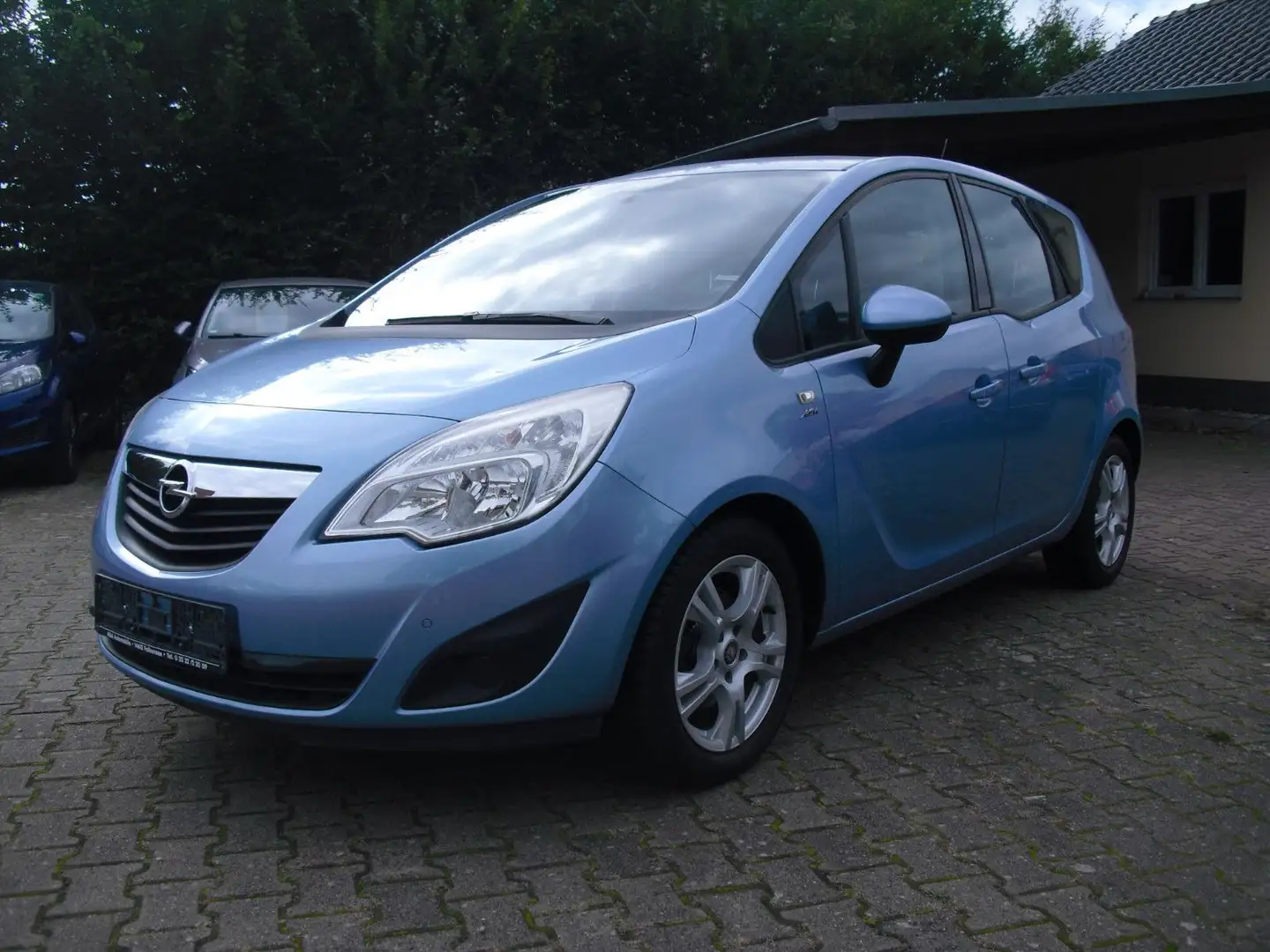 Opel Meriva 1.4*1.Besitz*Lenkrad+Sitzheizung*PDCv.+hi Bleu - 1