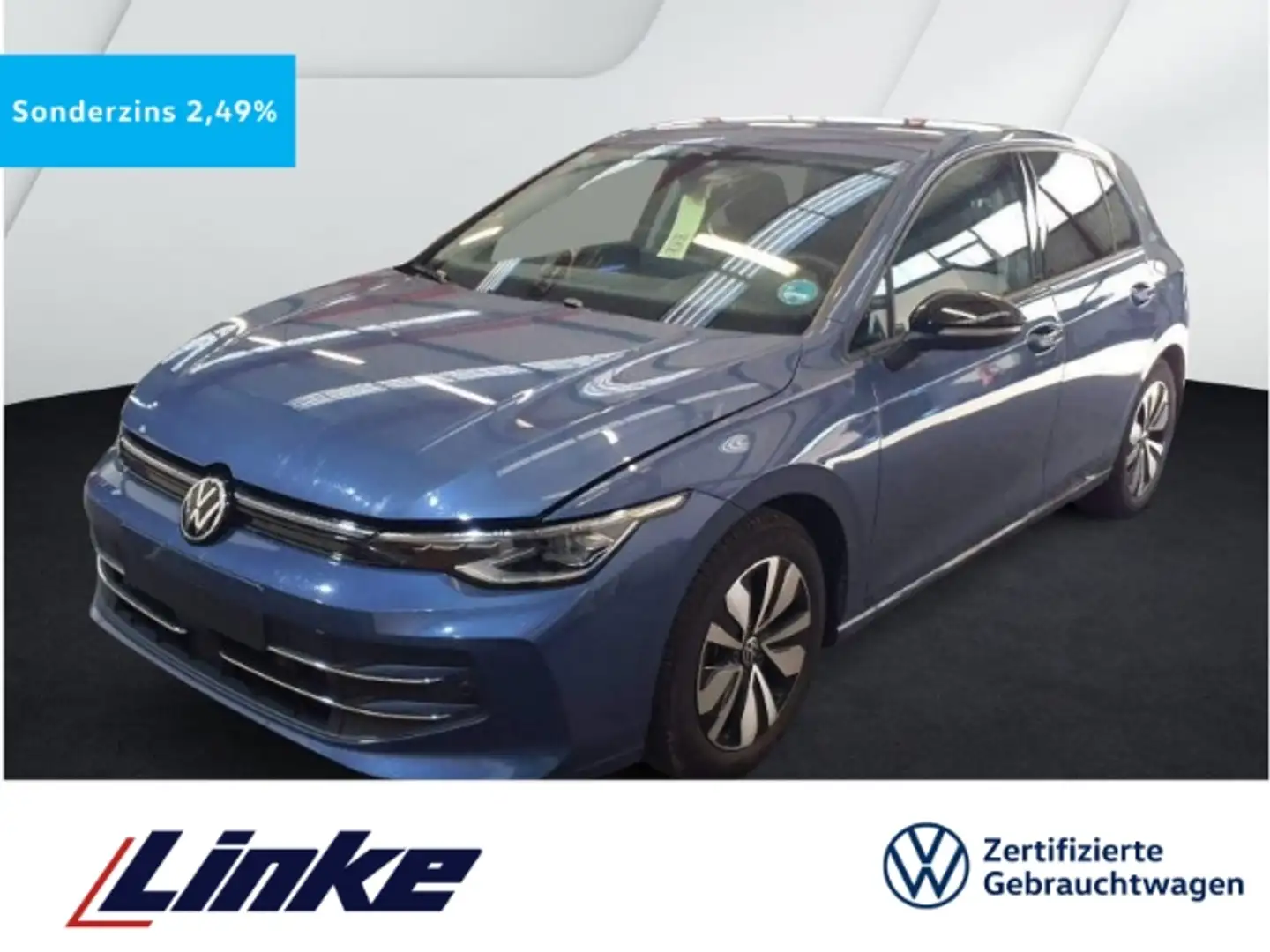 Volkswagen Golf VIII 1.5 eTSI DSG Goal AHK/Kamera/IQ.Light/ACC/Nav Blau - 1