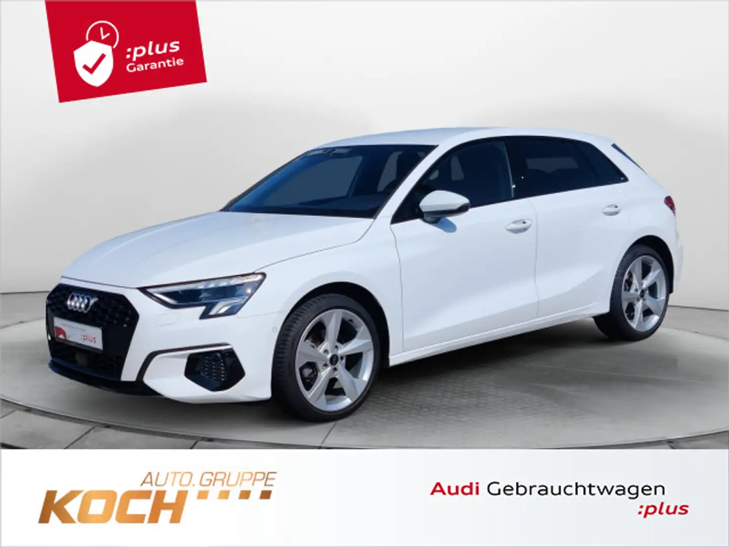 Audi A3 35 TFSI S-Tronic S-Line, LED, AHK, Weiß - 1