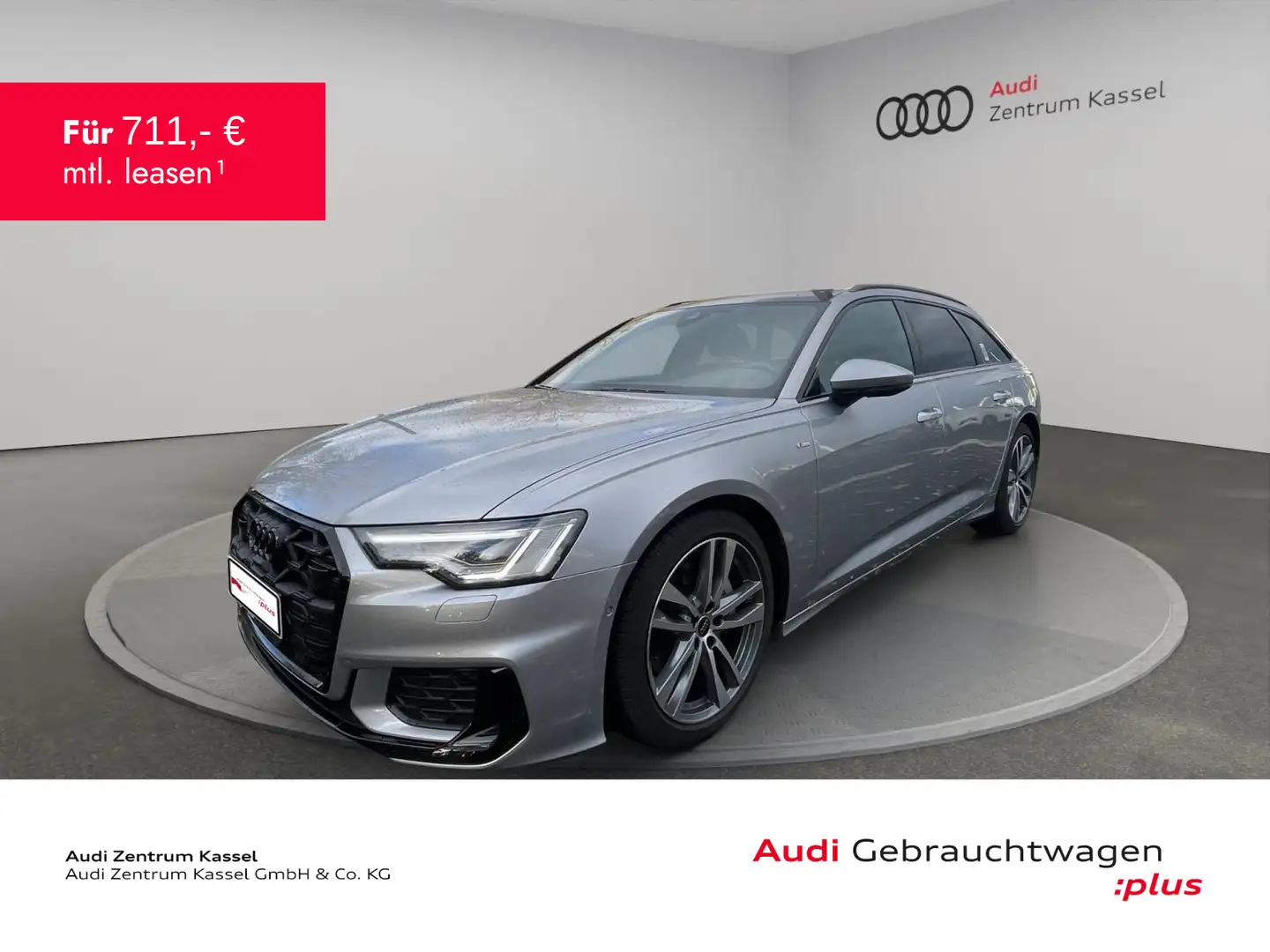 Audi A6 A6 Av. 45 TDI qu. S line Matrix Pano Kamera AHK Silber - 1