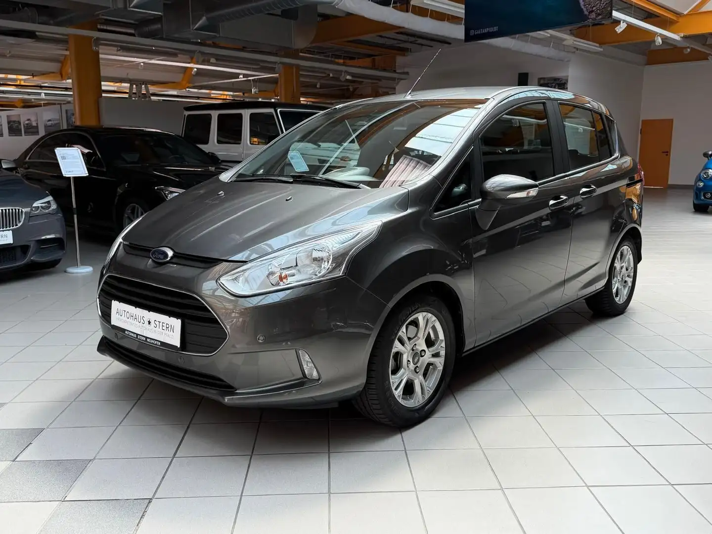 Ford B-Max |PDC|Navi|Klima|SHZ|BT|Allw.|Isofix|Autom. Szürke - 2