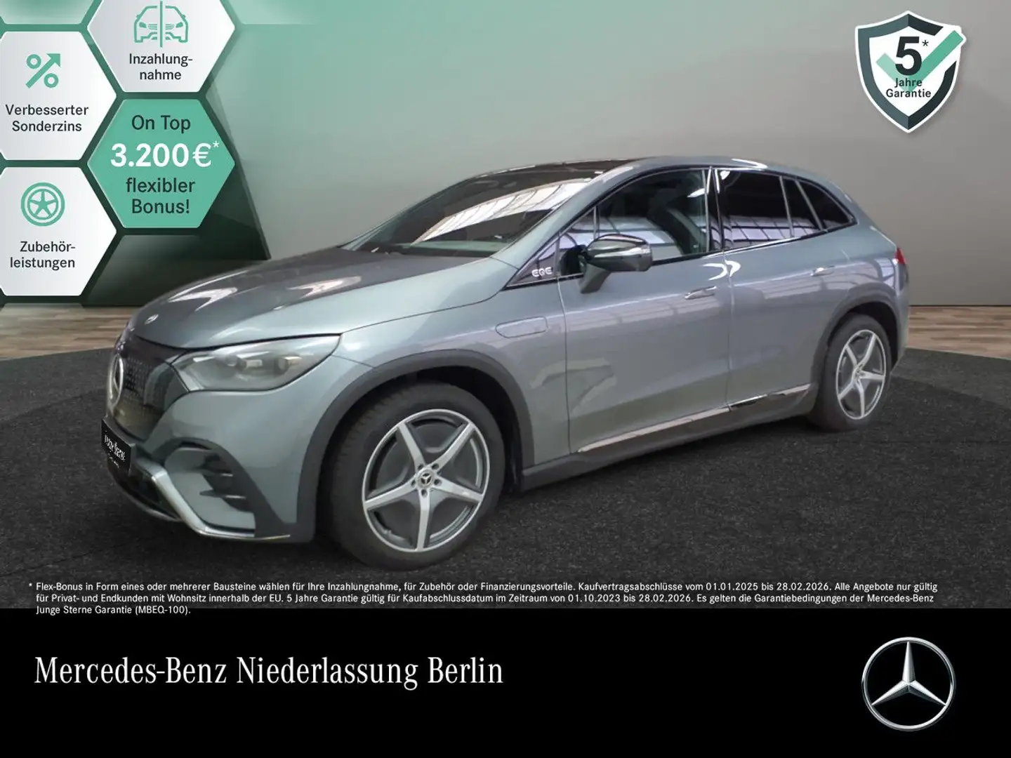 Mercedes-Benz EQE SUV EQE 350 4M AMG+NIGHT+PANO+360+AHK+BURMESTER Grau - 1