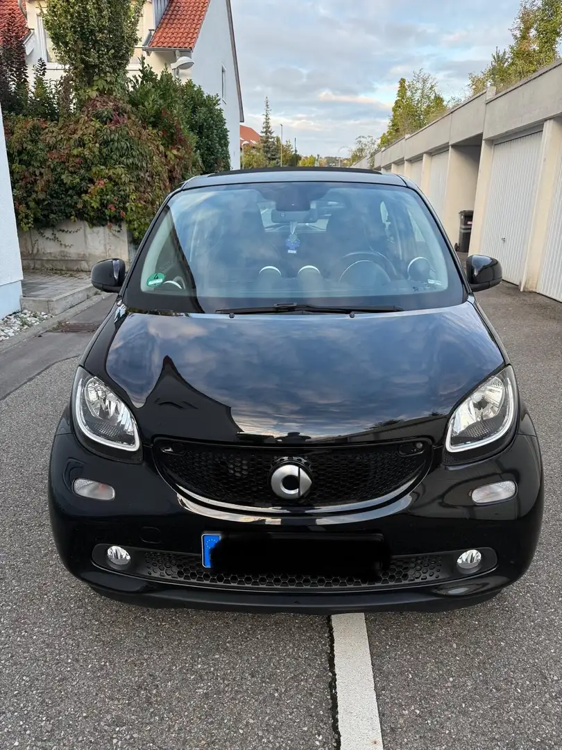 smart forFour Volleder & Faltdach Schwarz - 1