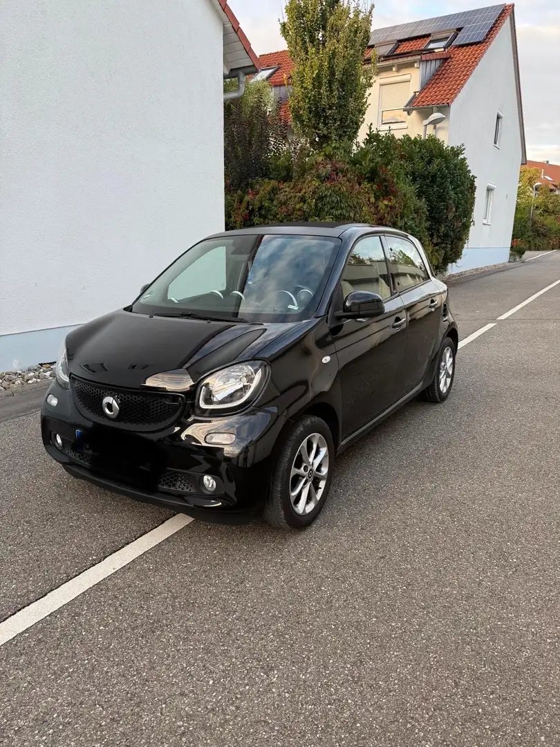 smart forFour Volleder & Faltdach Schwarz - 2