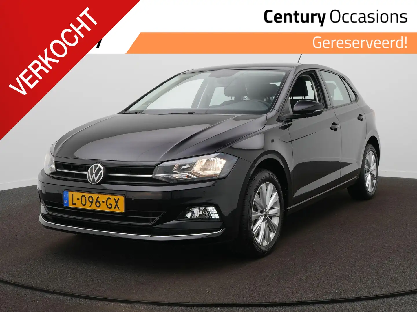 Volkswagen Polo 1.0 TSI Highline Clima / Navi / PDC Zwart - 1