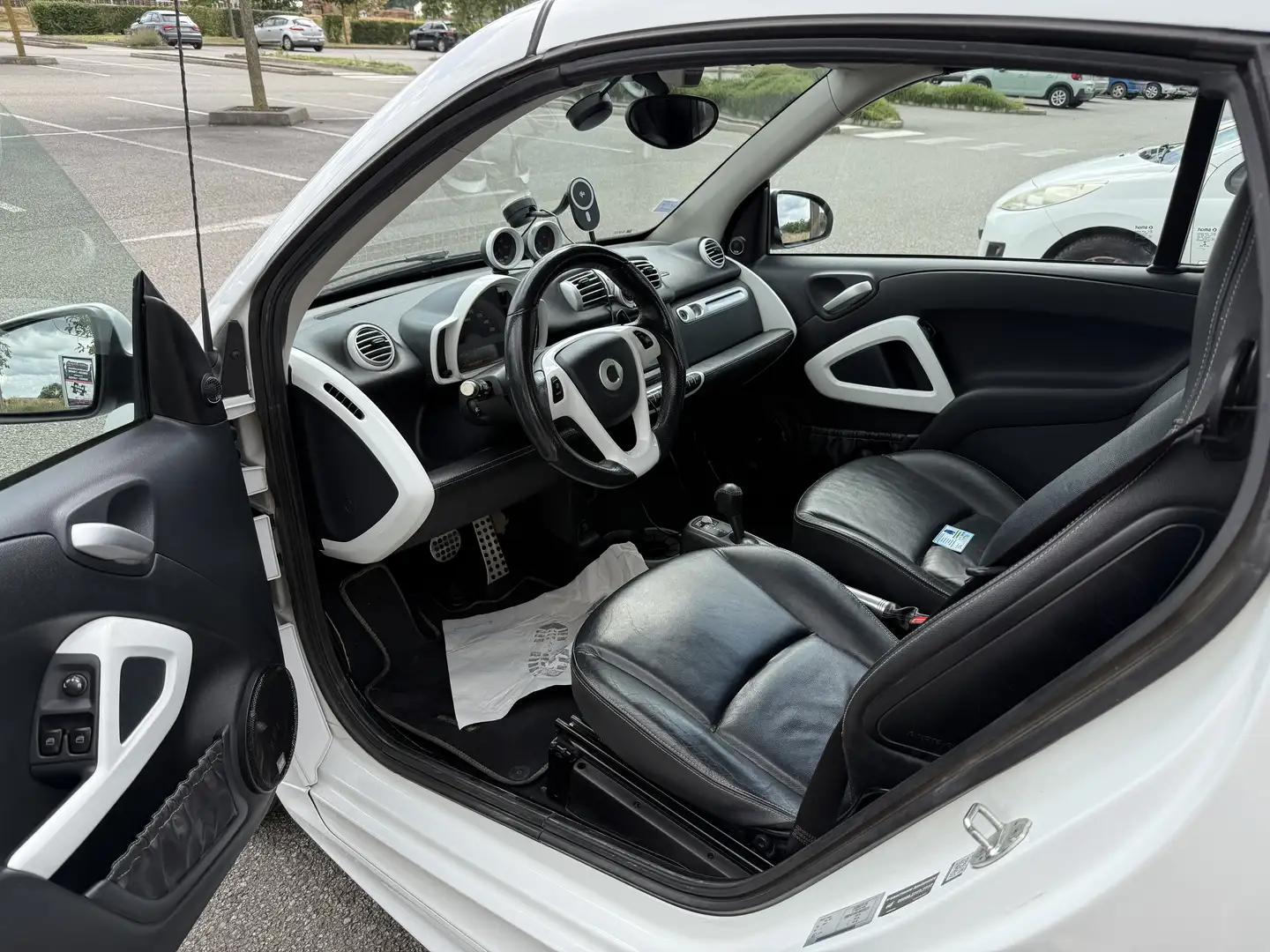 smart forTwo Brabus Cabrio Electric drive vente ou echange Blanc - 2
