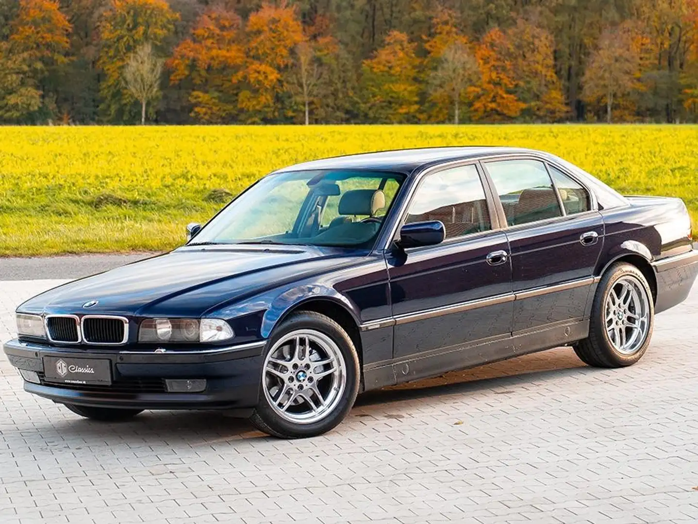 BMW 740 740i/84tkm/VolleHistorie/2Hnd/Originalzustand! Bleu - 1