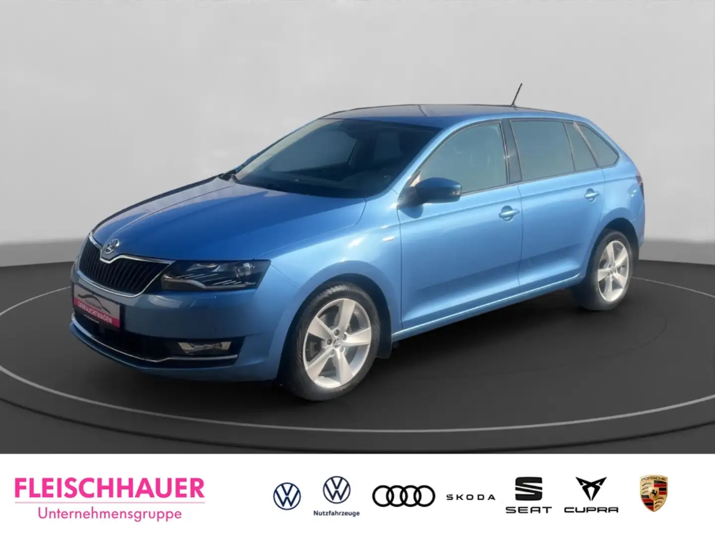 Skoda Rapid/Spaceback Spaceback 1.4 Clever Rückfahrkamera Kessy Blu/Azzurro - 1