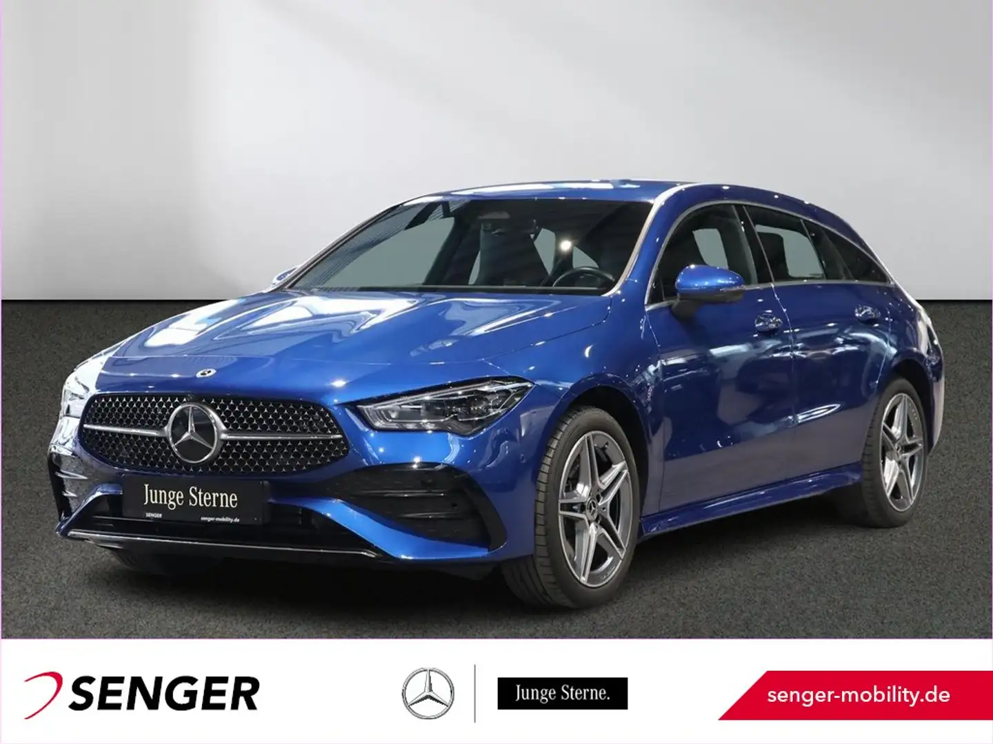 Mercedes-Benz CLA 250 e SB AMG Multibeam-LED 360°-Kamera MBUX Bleu - 1