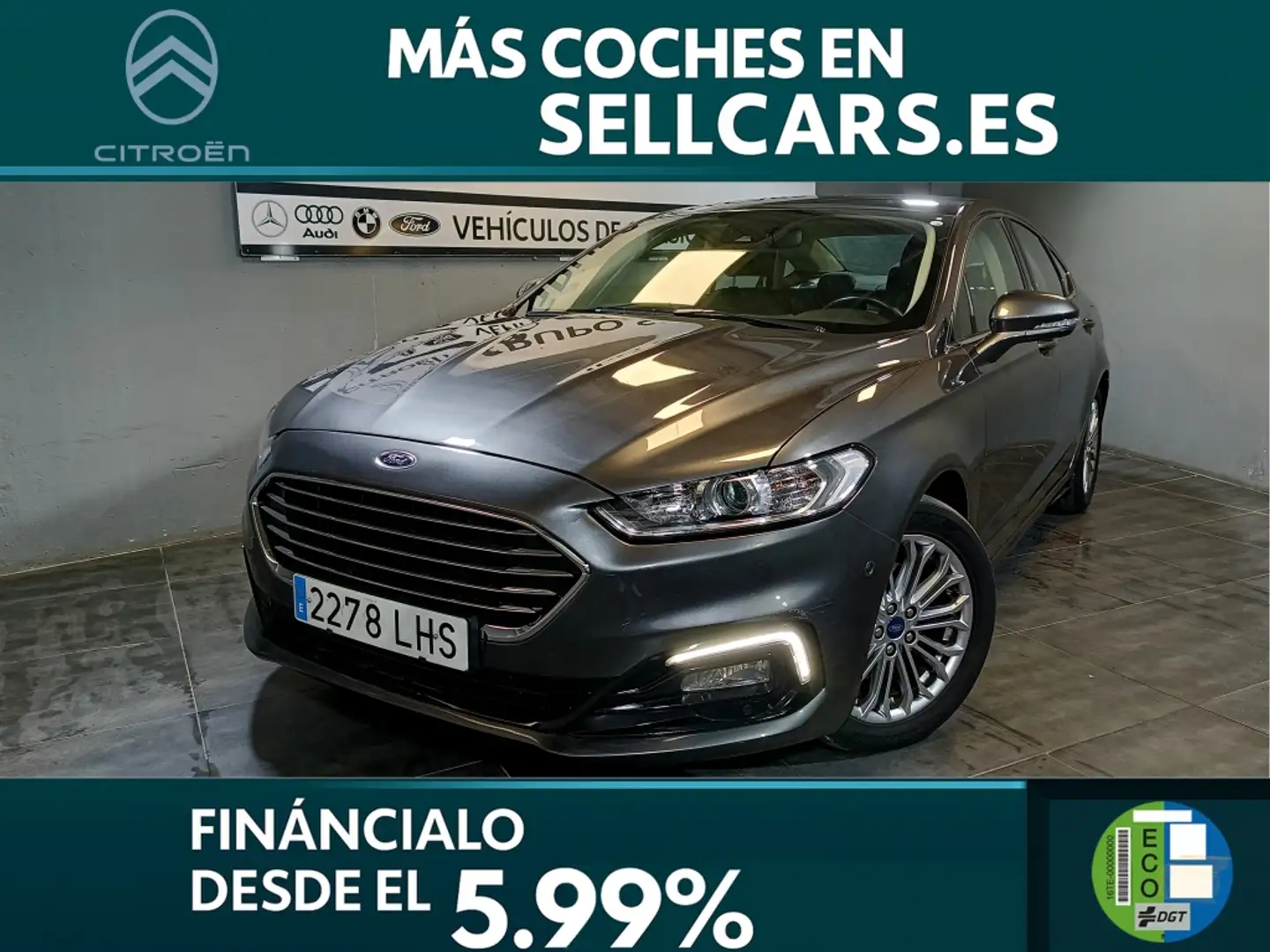 Ford Mondeo Sedán 2.0 HEV Titanium Gris - 1