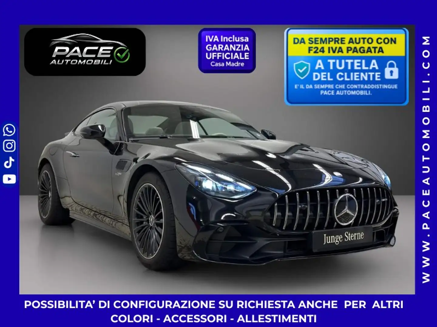 Mercedes-Benz AMG GT COUPE 43 PREMIUM PLUS 4M TETTO NIGHT KAMERA HUD Noir - 1