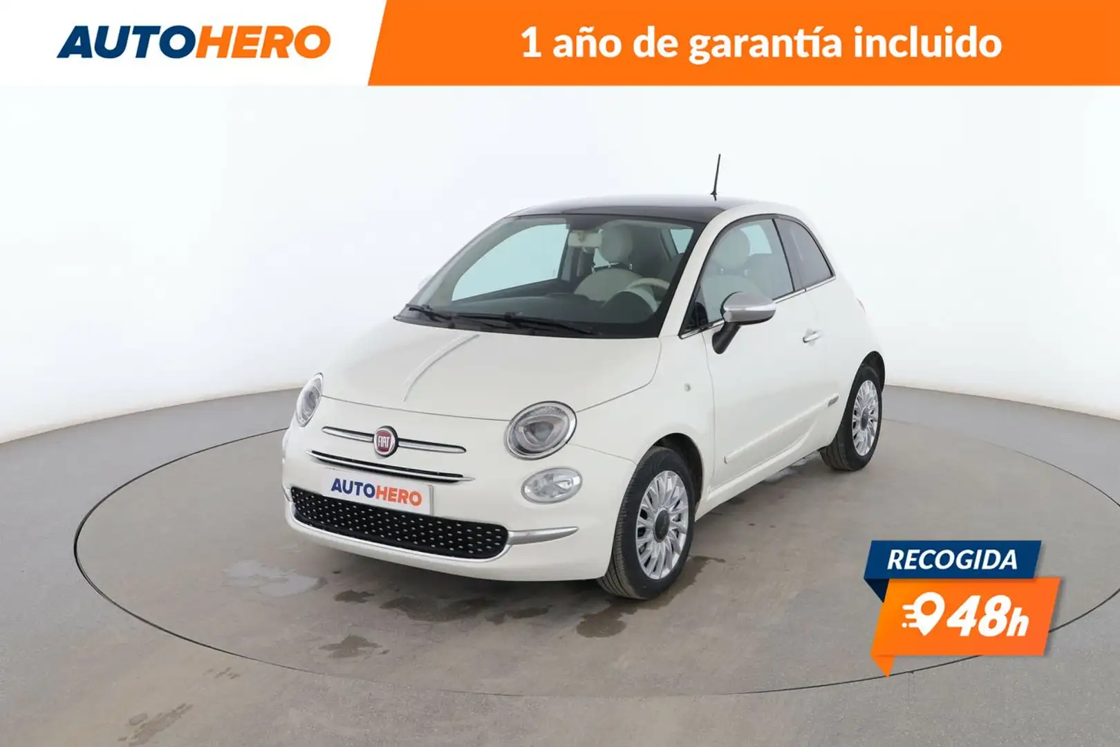 Fiat 500 1.2 Lounge Blanco - 1