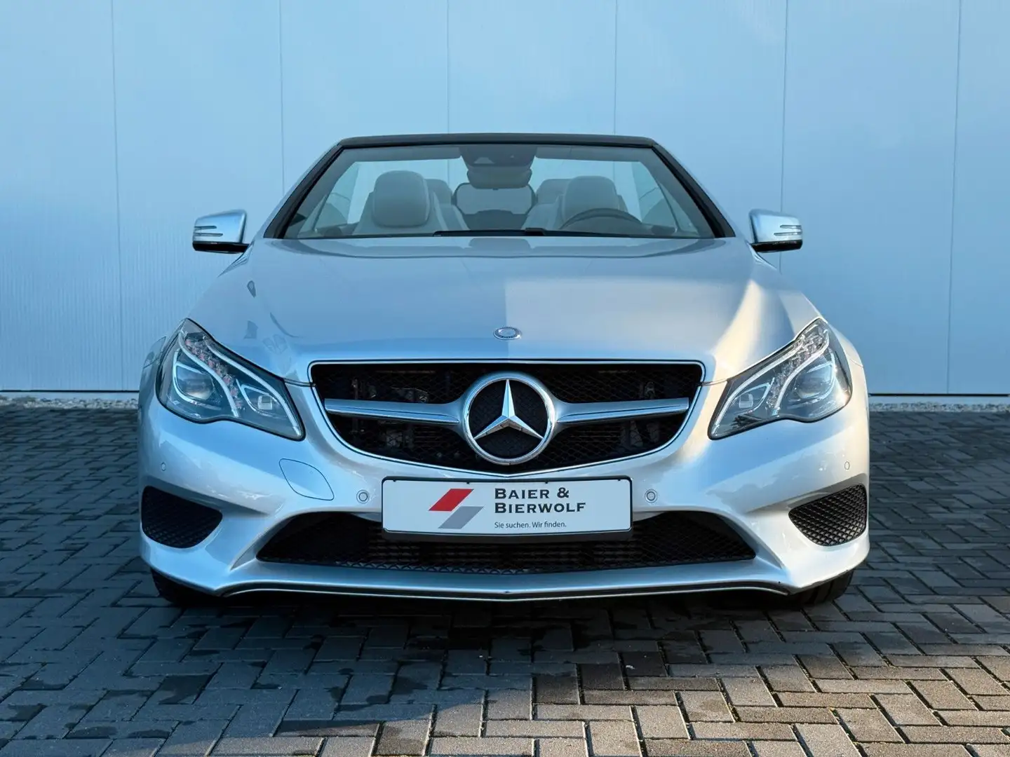 Mercedes-Benz E 350 d Cabrio AHK ILS AIRCAP MEMORY Argent - 2