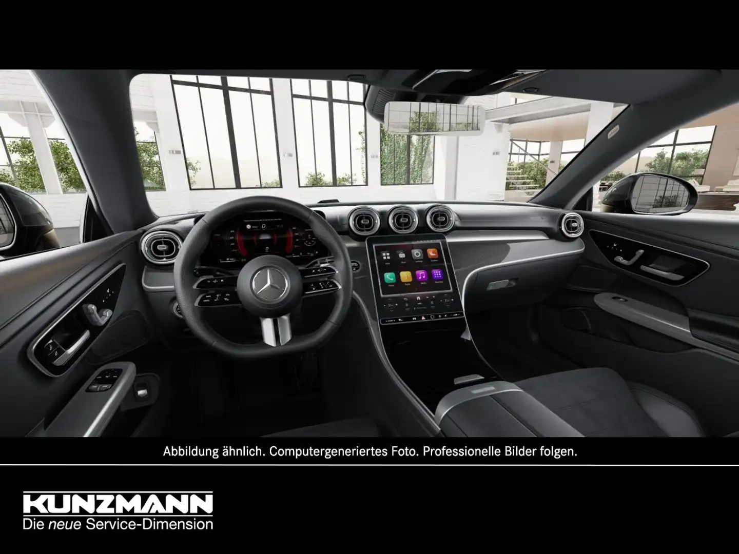 Mercedes-Benz CLE 300 4M Coupé AMG Night Distronic Memory 360° Bleu - 2