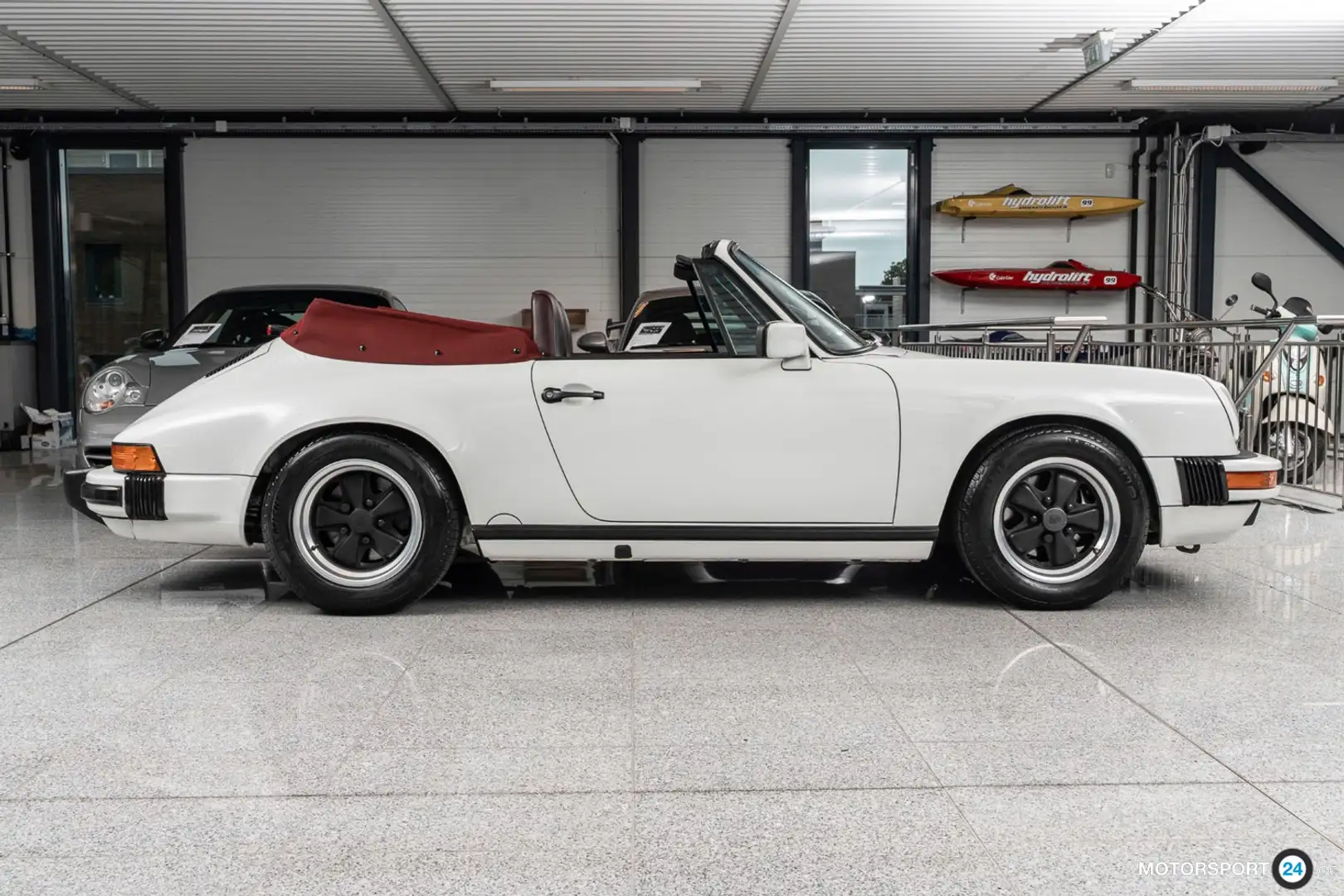 Porsche 911 3,2l Carrera Cabrio Sammlerzustand Bianco - 2