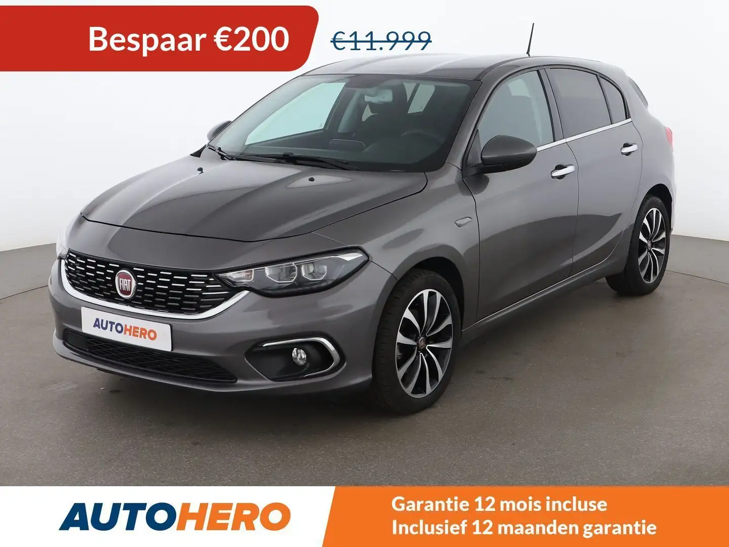 Fiat Tipo 1.4 Turbo Lounge Grijs - 1