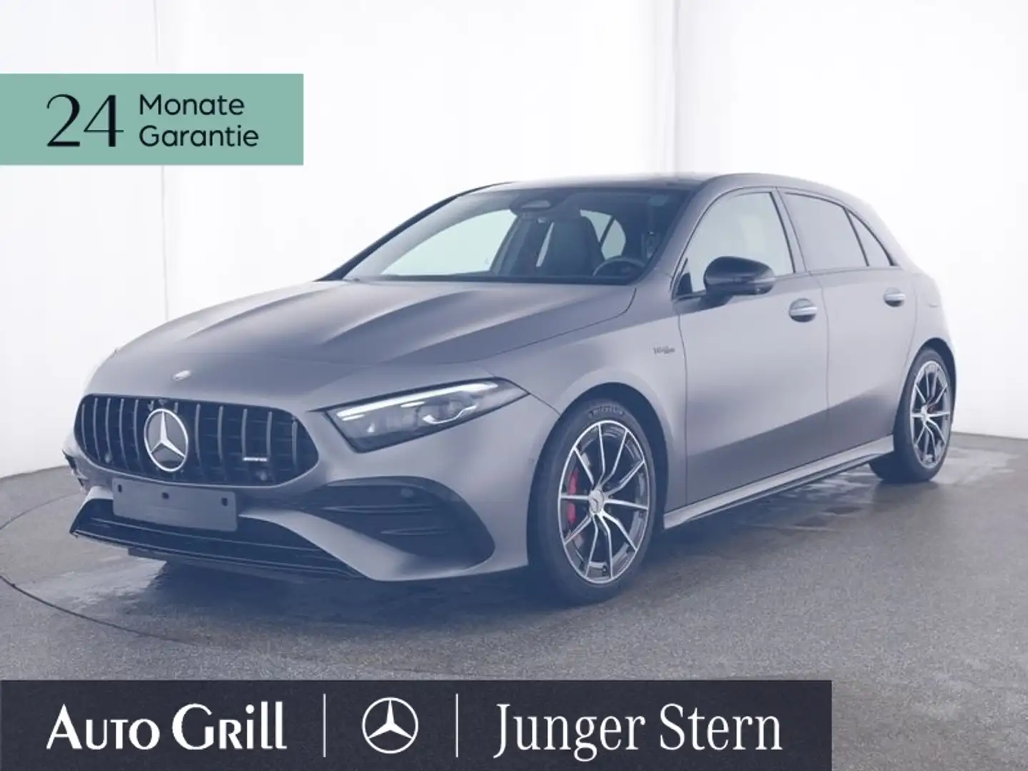 Mercedes-Benz A 35 AMG A 35 4M AMG Night II PerfoSitz Pano RIDE Burmest Grijs - 2
