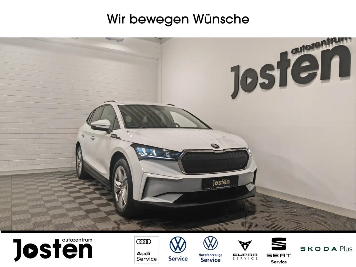 Skoda Enyaq 50 Loft CarPlay SHZ PDC v+h RFK Navi LenkHZ Weiß - 1