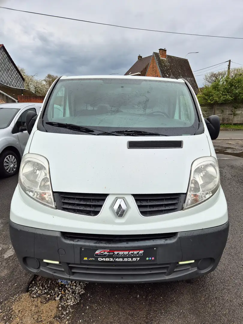 Renault Trafic Long chassis Cruise control airco !! Blanc - 2