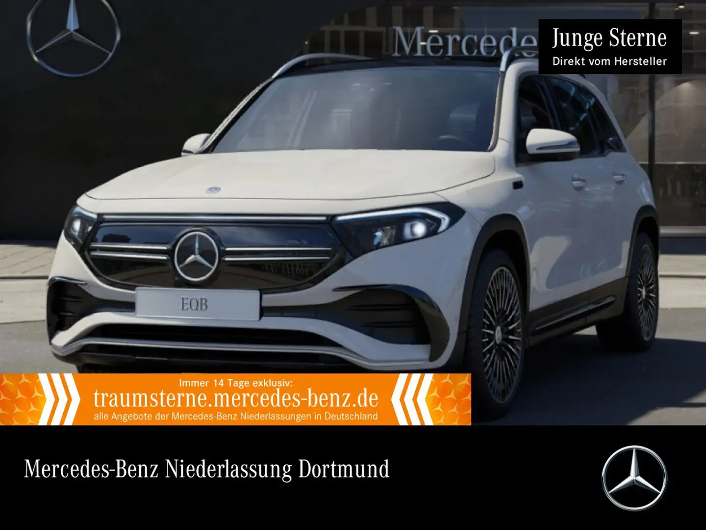Mercedes-Benz EQB 300 4M AMG+20"+PLUS-PAKET+PANO+360+MEMORY Weiß - 1